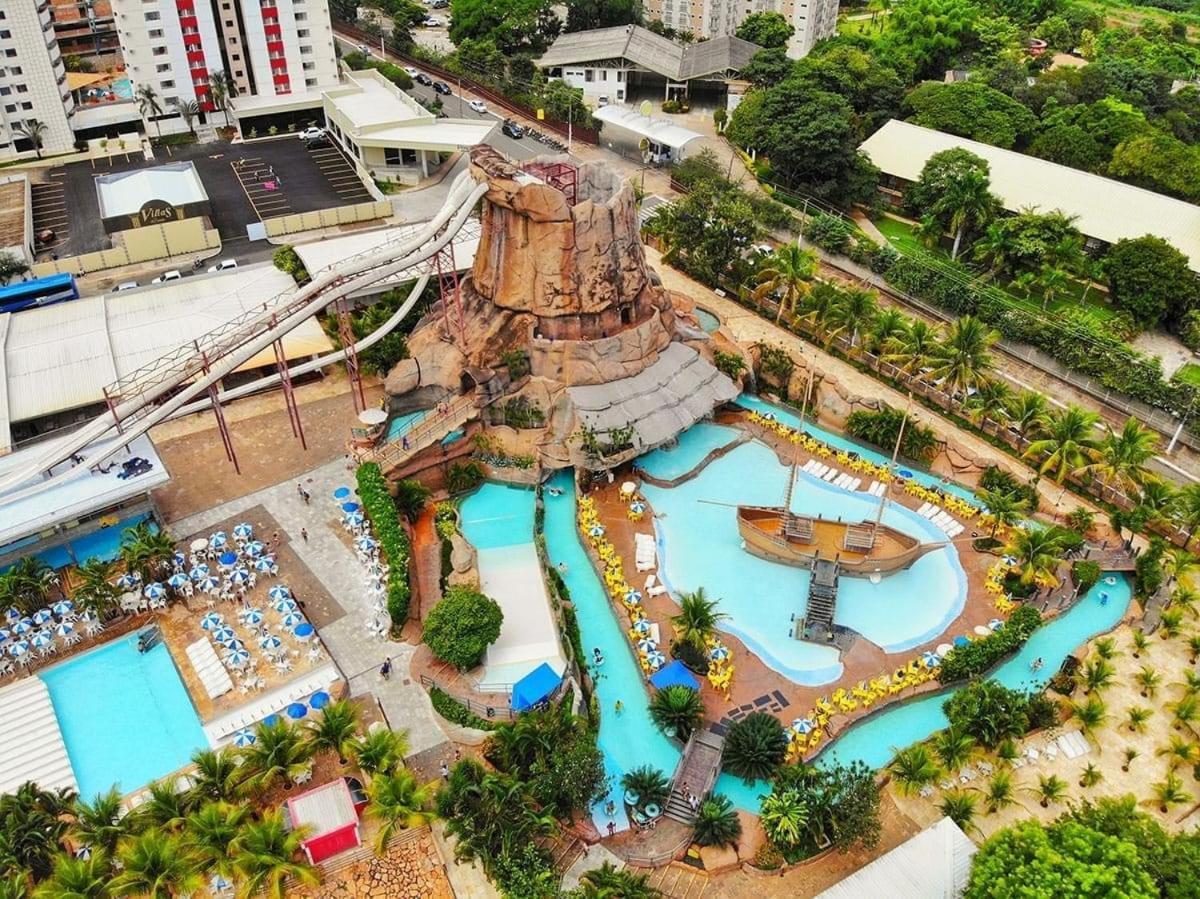 Apartamento Piazza Diroma C/ Acqua Park - Viaggio Locacoes Por Temporada Caldas Novas Exterior foto